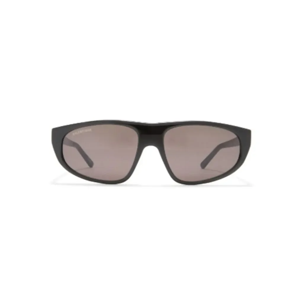 Balenciaga 60mm Rectangular Sunglasses black